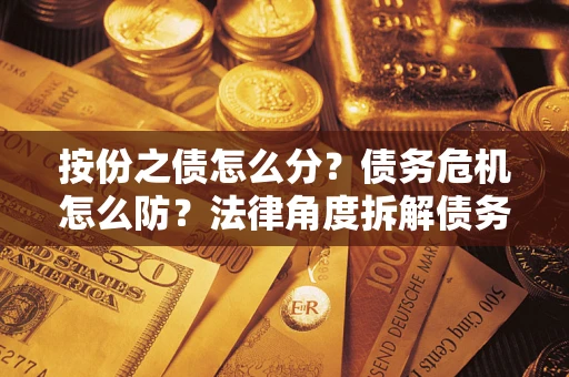 武汉按份之债怎么分？债务危机怎么防？法律角度拆解债务分配与风险自保指南