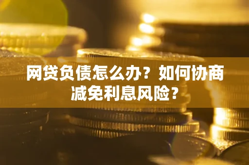 武汉网贷负债怎么办？如何协商减免利息风险？