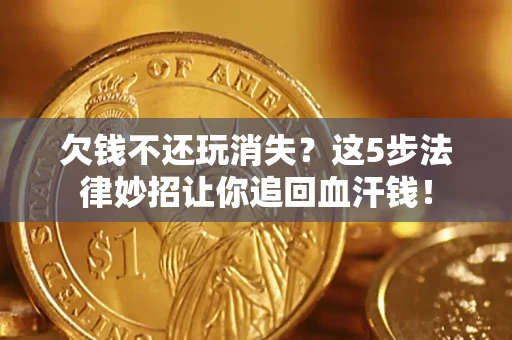 武汉欠钱不还玩消失？这5步法律妙招让你追回血汗钱！