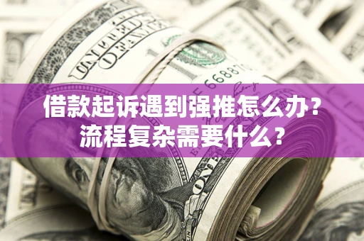 武汉借款起诉遇到强推怎么办？流程复杂需要什么？