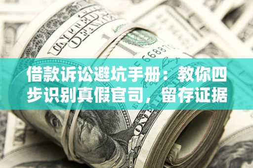 武汉借款诉讼避坑手册：教你四步识别真假官司，留存证据不踩雷