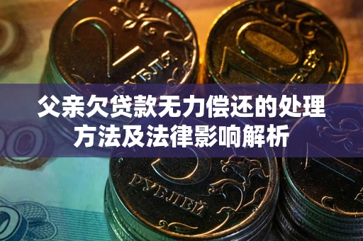 武汉父亲欠贷款无力偿还的处理方法及法律影响解析
