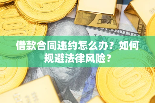武汉借款合同违约怎么办？如何规避法律风险？