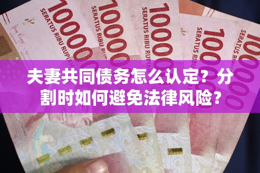 武汉夫妻共同债务怎么认定？分割时如何避免法律风险？
